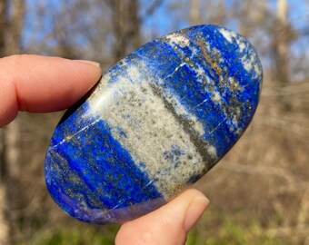 Kamień palmowy Lapis Lazuli - polerowany kryształ Lapis Worry