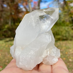 Clear Quartz Freestanding Crystal Cluster - Freestanding Clear Quartz Point