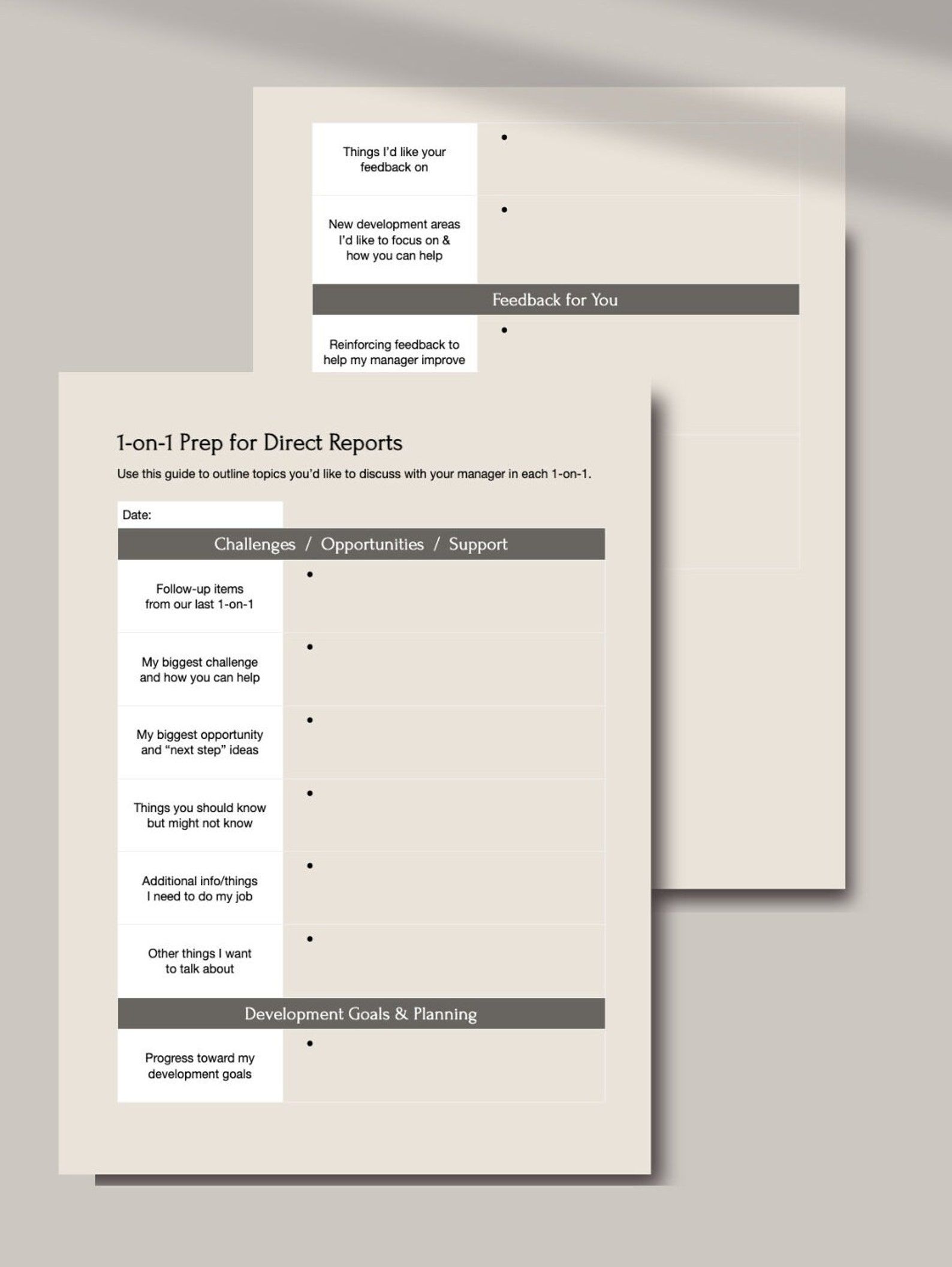 Oneonone Meeting Agenda Template for Manager and Direct Report 11 Etsy Oneonone Meeting Agenda Template for Manager and Direct Report 11 Etsy