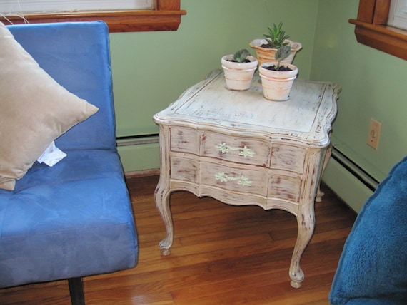Shabby chic sale small side table