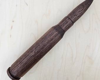 Cocktail Muddler, Bullet Shaped Muddler, Muddler, Mojito Muddler, Walnut, Lathe turned.
