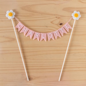 Topper per torta margherita personalizzato