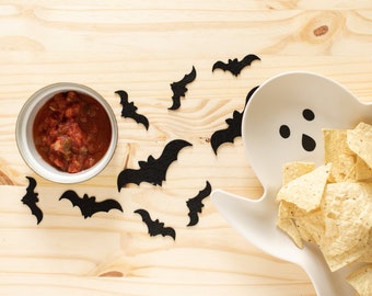 Bat Confetti for Halloween Tabletop Decor or Halloween Crafts
