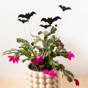 Felt Bat House Plant Stakes for Cute Halloween Decor image 3