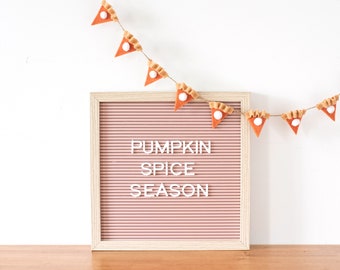 Mini Pumpkin Pie Garland | For Fall & Thanksgiving