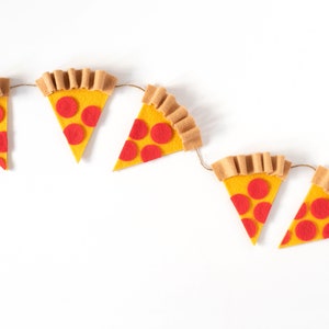 Pepperoni Pizza Slice Banner Pizza Party, Classroom Decor, Birthday Party Decor image 7