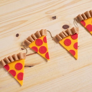 Pepperoni Pizza Slice Banner - Pizza Party, Classroom Decor, Birthday Party Decor