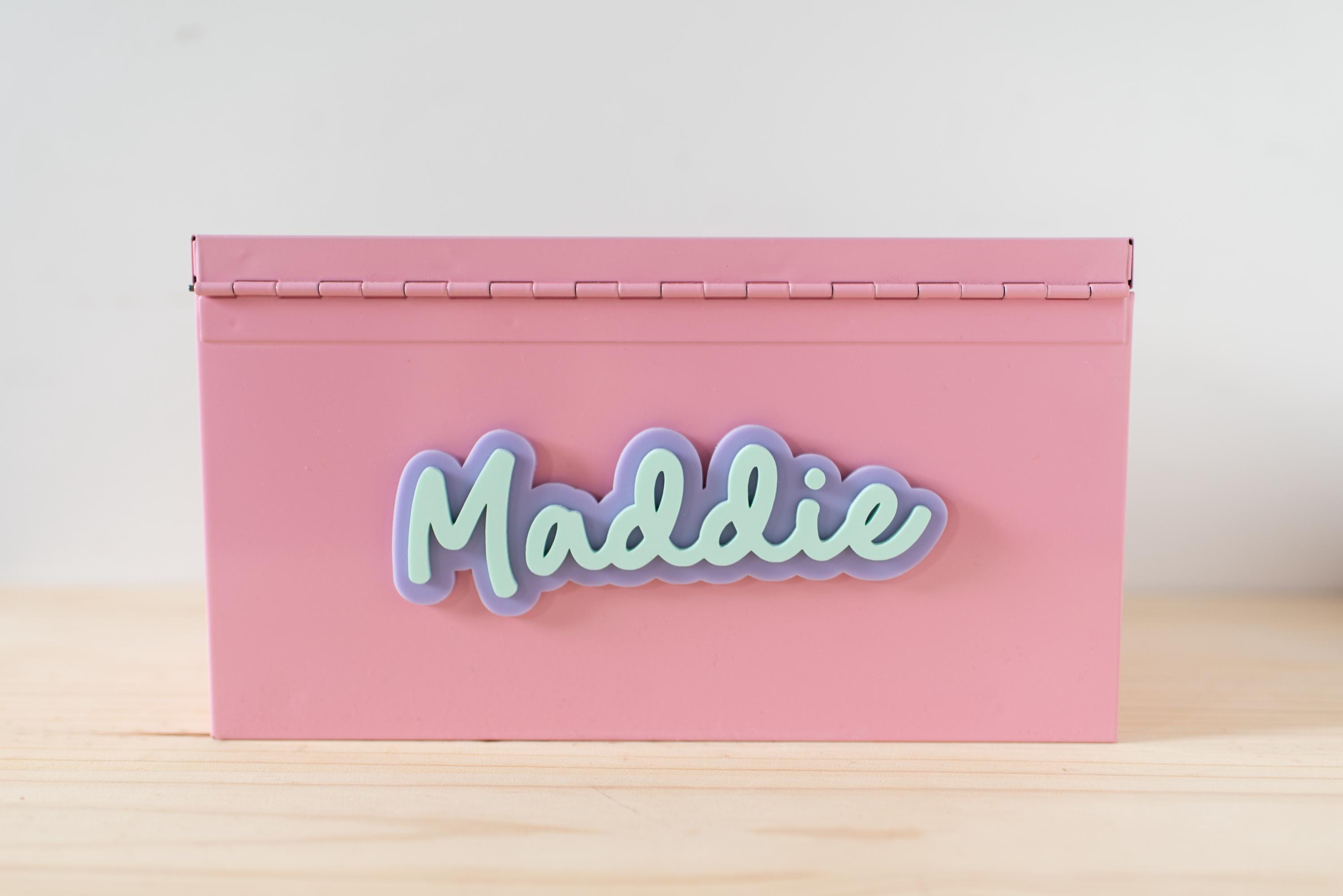 Personalized Magnet Name School Locker or Refrigerator Magnet | Back to School Gift | Choose Your Color Acrylic | Choose Your Font