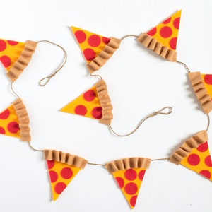 Pepperoni Pizza Slice Banner Pizza Party, Classroom Decor, Birthday Party Decor image 4