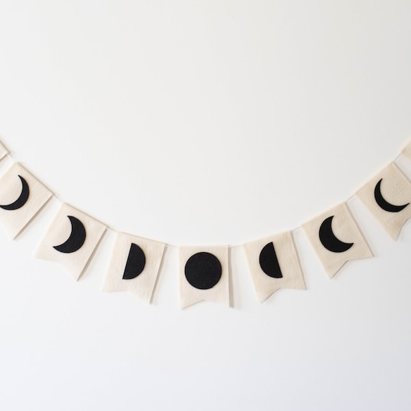 Moon Garland Etsy