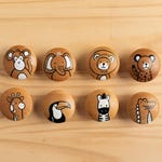 Wooden Animal Knobs