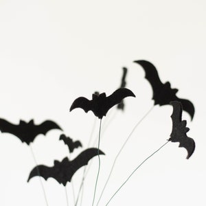 Felt Bat House Plant Stakes for Cute Halloween Decor image 9