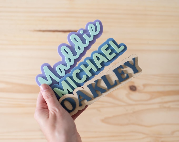 Personalized Magnet Name School Locker or Refrigerator Magnet | Back to School Gift | Choose Your Color Acrylic | Choose Your Font