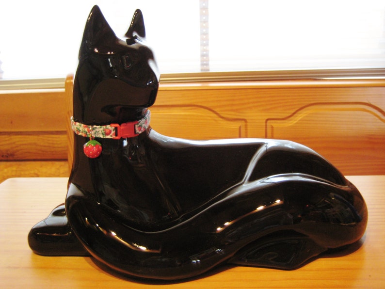 Cat Collar Allover Strawberries With Red Strawberry Bell Etsy