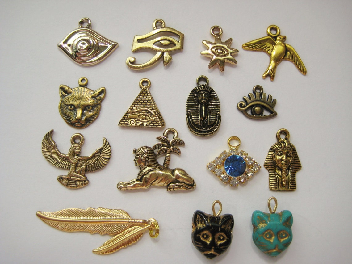 Cat Collar Bastet Egyptian Braid Red Gold Metallic Etsy