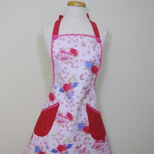 Apron for Women, Apron with Pockets, Kitchen Apron