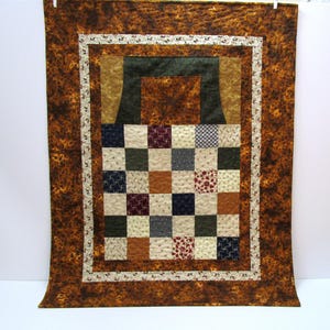 Wheelchair Lap Quilt with Pockets: Floral Cotton Blanket (31 1/4 x 40 inches)