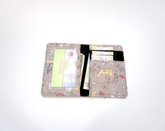 Cartera pequeña para mujer, cartera minimalista, cartera vegana