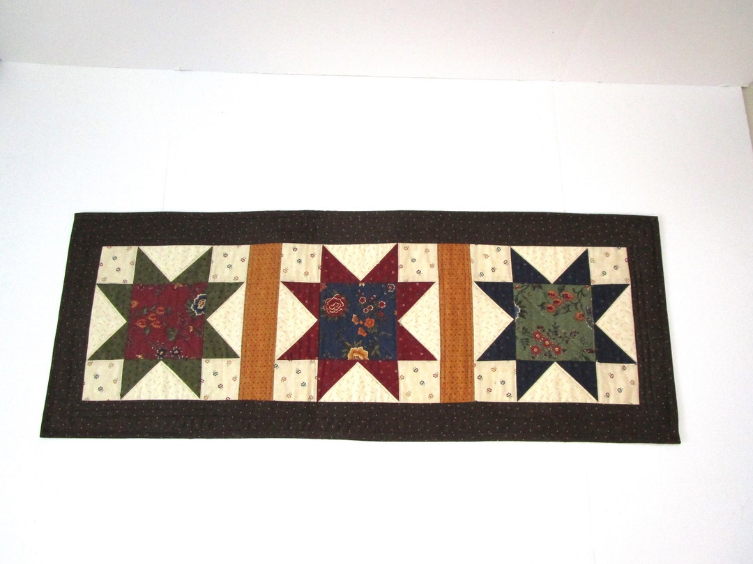 Starry Night Buck Quilted Table Runner NCU0NNT2287