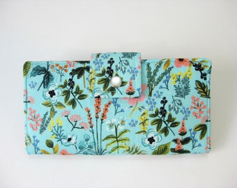 Womens Wallet, Cloth Wallet, Ladies Wallet, Floral Wallet For Women, Rifle Paper Co.