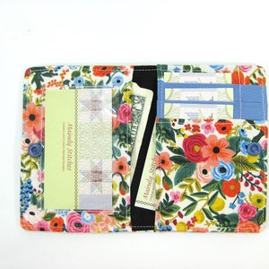 Cartera minimalista, cartera pequeña, cartera de bolsillo, cartera pequeña floral para mujer, Rifle Paper Co.