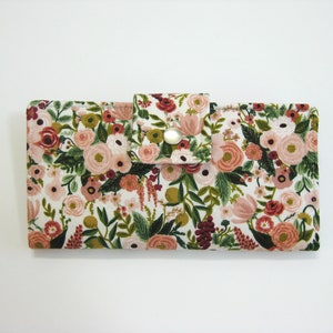 Cartera floral para mujer, cartera para mujer, cartera plegable, cartera vegana, Rifle Paper Co.