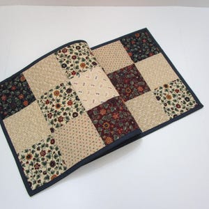Quilted Table Runner, Patchwork Table Runner, 14 x 40 1/2 inches