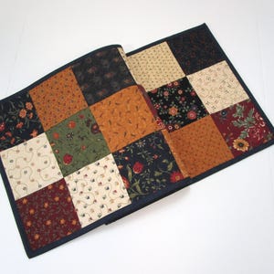 Quilted Table Runner, Patchwork Table Runner, Farmhouse Table Runner, Primitive Table Runner, 14 x 41 inches