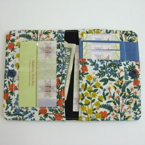 Cartera minimalista, cartera de bolsillo, cartera pequeña floral para mujer, Rifle Paper Co.