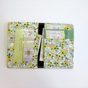 Cartera pequeña para mujer, cartera de bolsillo, cartera minimalista Rifle Paper Co., cartera vegana