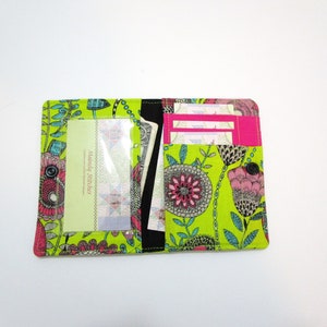 Cartera pequeña para mujer, Cartera minimalista, Cartera vegana
