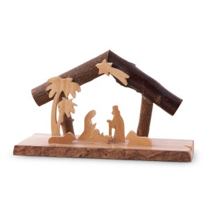 E35/Nativity/Olive Wood/Hand carved/Christmas/Bethlehem/Holy land