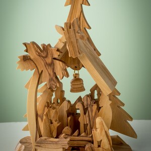 E24M/Nativity/Olive Wood/Hand carved/Christmas/Bethlehem/Holy land