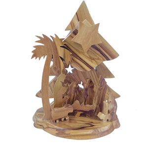 E24MB/Nativity/Olive Wood/Hand carved/Christmas/Bethlehem/Holy land