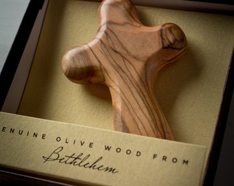CC27SP/Cross/Olive Wood/Hand carved/Bethlehem/Holy land