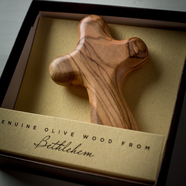 CC27SP/Cross/Olive Wood/Hand carved/Bethlehem/Holy land