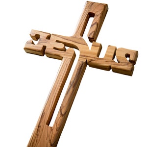 CC16/Olive Wood Cross/Holy Land/Handmade Cross/Reminder Cross/Prayer/Christian Gift/Baptism Gift/Pastor Gift/Encouragement Gift