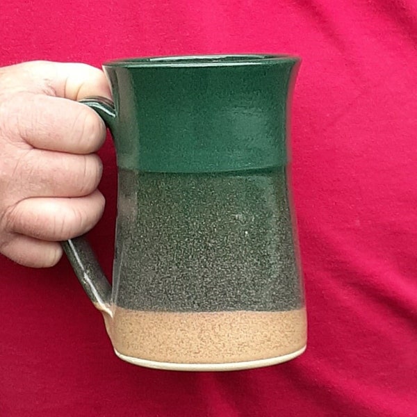 LARGE MUG 26-32 OZ, Huge Handmade Mug, Giant Mug, Tankard, Beer Stein, Tea Mug Big Coffee Mug Ceramic Pottery  Cocoa Food Safe Hot Chocolate