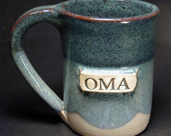 GERMAN LANGUAGE MUGS, Oma or Opa mug, Custom Grandparent Name or Nickname, Grandparent Gift, Polish, Greek, or Yiddish, Price Is For One Mug