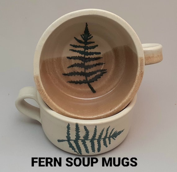 Soup mugs with on sale handles