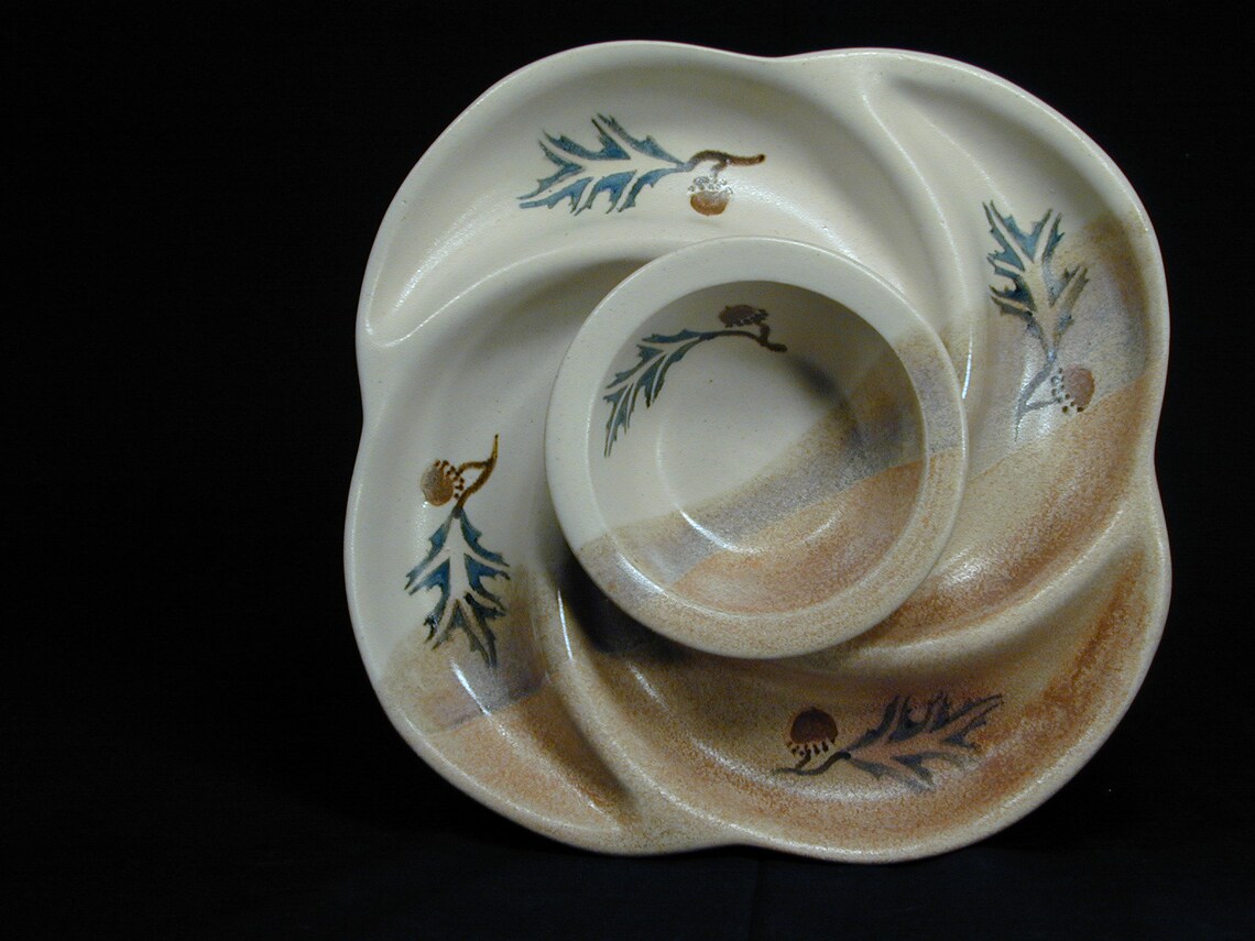 SWIRL Chip & Dip Tray Cheese Ball Tray Chips and Salsa Tray Etsy