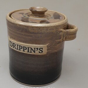 Bacon Grease Jar, DRIPPIN'S Jar, Grease Jar, Drippings Container ...