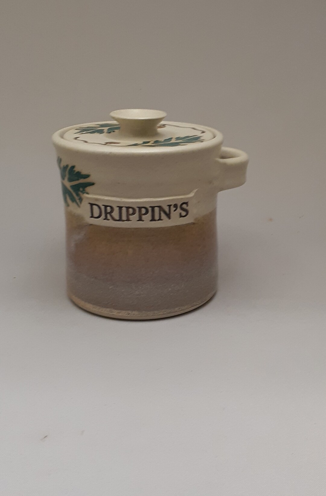 DRIPPINGS JAR, Bacon Grease Strainer, Grease Jar, Drippings Container, Grease Pot, Bacon Grease