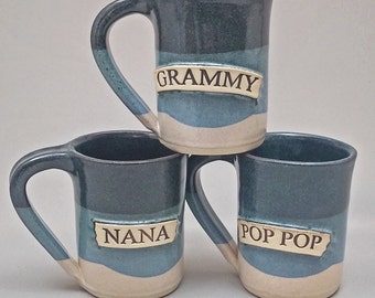 GRANDMA GIFT MUG, Grandpa Mug, Customized Name or Nickname, Grandparent or Anniversary Gift, Grandparent Gift, Gift for Her, Gift for Him