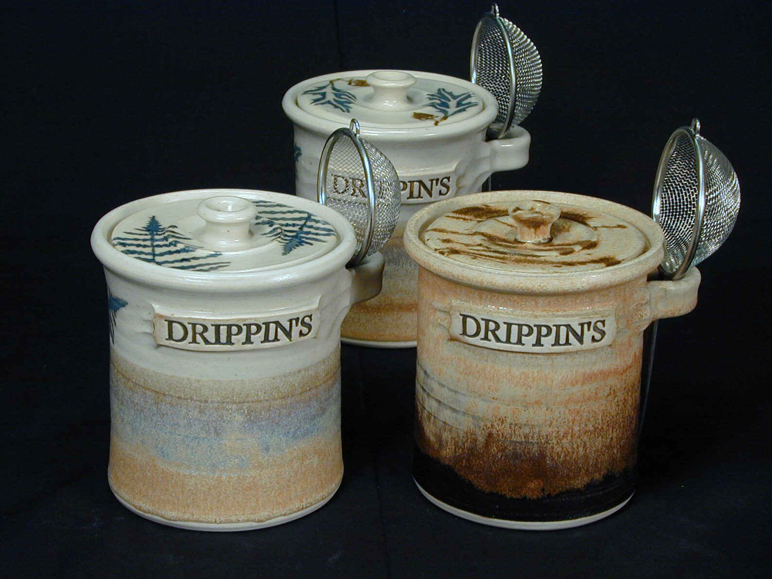 DRIPPINGS JAR Bacon Grease Strainer Grease Jar Drippings Etsy