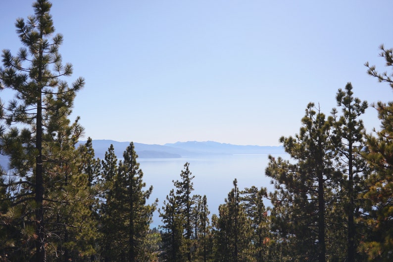 Lake Tahoe Print, Adventure Photography, California Photography, Nature Photography, Outdoor Lover Gift, Lake Tahoe Gift, California Art image 1