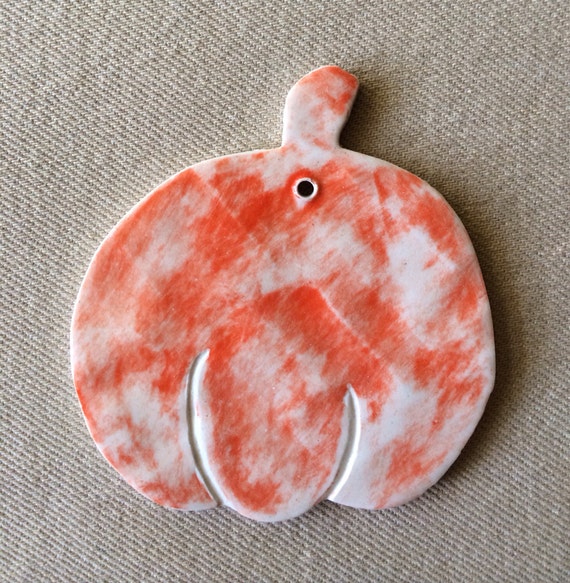 Items similar to Ornament - Orange Pumpkins on Etsy