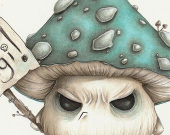 I'm not a fungi! -  Original Painting
