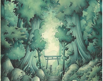 Nikko, Japan - Original Painting