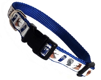 DOCTOR WHO inspired click quick release dog collar